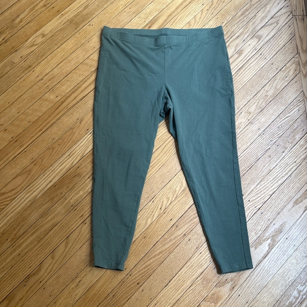 GAP Green Leggings Women’s XL Stretch Pants Casual Basics